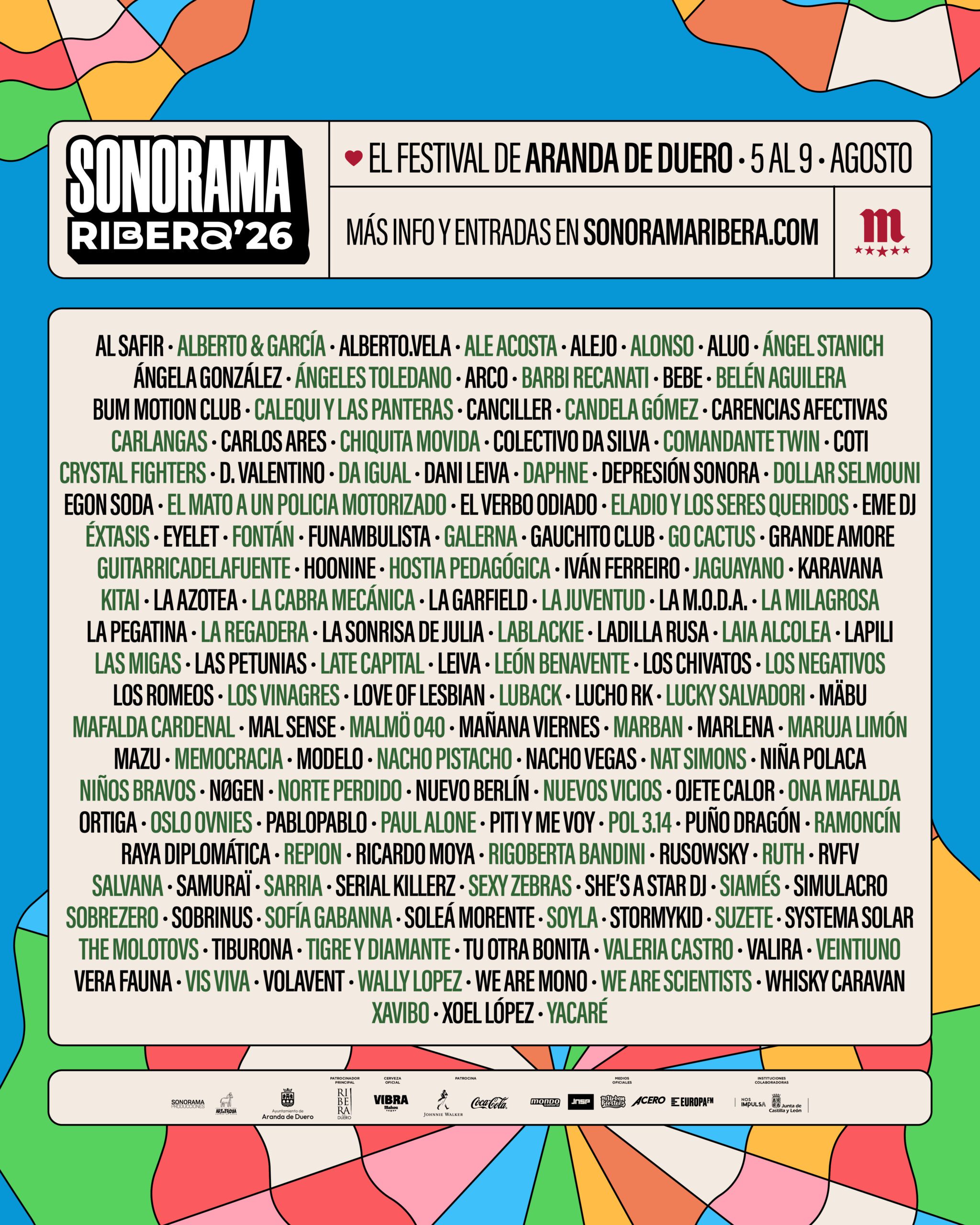 SONORAMA RIBERA 2026
